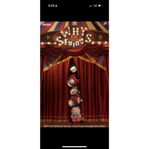 Authentic WHY SO SERIOUS Series Plush Doll New PRESALE Lumino Feast Labubu US - Picture 5 of 6